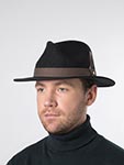 Шляпа STETSON арт. 2528140 TRAVELLER WOOLFELT (темно-синий)